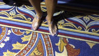 Jelly shoes - must haves for brave men at Fashion Forward Season 3. Photo by Rebecca McLaughlin-Duane