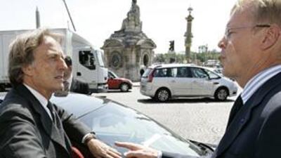 Luca di Montezemolo, left, is confident for the future of Formula One.