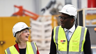 British Prime Minister Liz Truss and Chancellor of the Exchequer Kwasi Kwarteng are being bold in their gamble on the UK economy. AP
