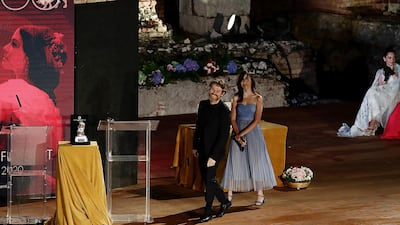 Willem Dafoe attends the closing night of the Taormina Film Festival on July 19, 2020 in Taormina, Italy. Getty Images