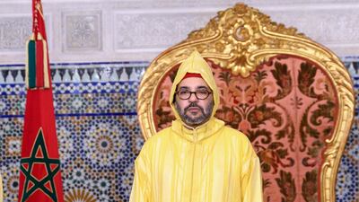 The King of Morocco Mohammed VI addresses the opening of the 1st session of the 5th legislative year of the 10th legislature of the Moroccan Parliament in the royal Palace in Rabat, Morocco. EPA