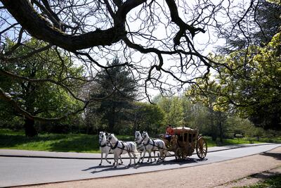 Guests can enjoy a ride around Dulwich Park instead of arriving at Buckingham Palace. Reuters