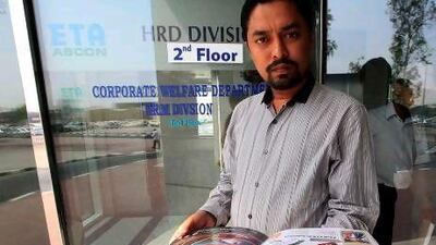 Mr Sulaiman, who has run several marathons in the Emirates, regularly organises sports events for Eta's labourers.