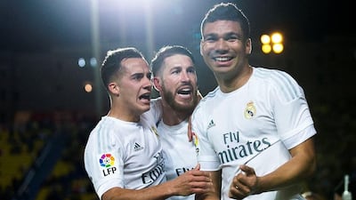 Casemiro, right, anchors the Real Madrid midfield. Gonzalo Arroyo Moreno/Getty Images