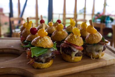 Burgers at Red Reflet Ranch. Courtesy Red Reflet Ranch