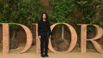 Luka Sabbat attends the Christian Dior Womenswear show as part of Paris Fashion Week on September 24, 2019. Getty Images