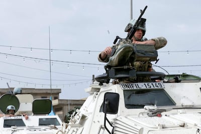 Two French peacekeepers were recently killed in Lebanon. AFP