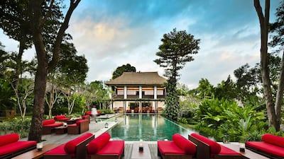The pool at the Uma Ubud boutique hotel in Bali, Indonesia. Courtesy Uma by Como, Ubud