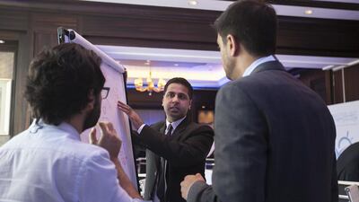 At Haqqathon, Promoting Peace in Muslim Societies, projects aim to counter online extremist propaganda. Mona Al Marzooqi / The National