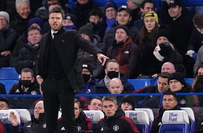 Michael Carrick has overseen a win at Villarreal and a draw at Chelsea in his two games as Manchester United caretaker manager. PA