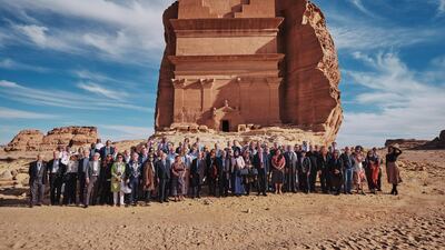 A gathering of Nobel Laureates and prominent global thought leaders is currently taking place at Hegra in Saudi Arabia. Courtesy Waleed Shah