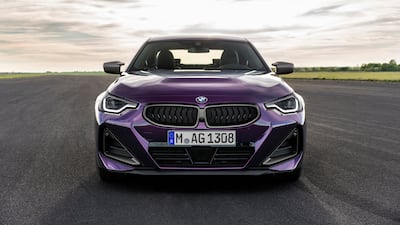 Departing from BMW's oversize grilles, the newcomer has a miniscule pair of nostrils, flanked by slit-like eyes.