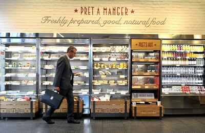 Pret A Manger's store in London. The brand is focusing on its international expansion. PA Images