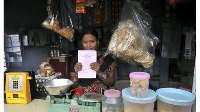 The microfinance industry in Andhra Pradesh has been accused by authorities of charging usurious rates to their poor clients. Noah Seelam / AFP