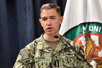 Admiral Charles Bradford 'Brad' Cooper II, Commander of US Central Command, has praised the capability of AI in aiding US attacks. AFP