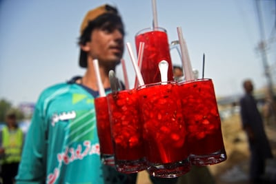 Rooh Afza helps to quench the thirst of many breaking their fast, but doctors say it is wise to look for healthier alternatives. Photo: AFP