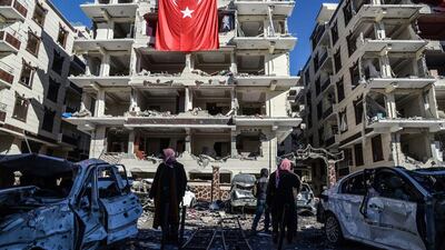 Turkey still has a major role to play in the Syrian conflict. Ilyas Akengin / AFP
