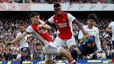 Kieran Tierney - 7: Looked like he was going to be key man with runs down left early on but real threat ended up coming from Saka. Such a reliable outlet for the Gunners with his pace and crossing skills. AFP