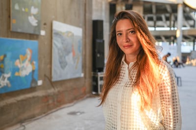 Line Kouwatli is the founder and curator of Syria's first Art Week. Ahmad Fallaha / The National