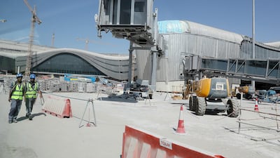 The Midfield Terminal is set to open in the fourth quarter of 2019. Pawan Singh / The National