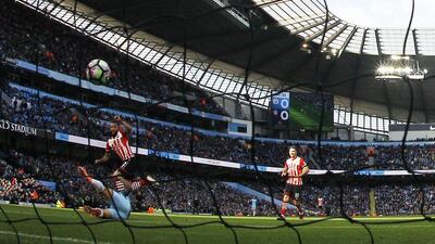 Southampton’s Nathan Redmond scores their first goal. Craig Brough / Action Images / Reuters