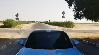 The GT3 remembers speedhumps and driveway lip with its nav system and prompts you to store the location in its memory. Photo: Damien Reid