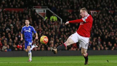 Manchester United’s Wayne Rooney had a day to forget in front of goal, spurning at least two clear chances for Manchester United against Chelsea. Jason Cairnduff / Reuters