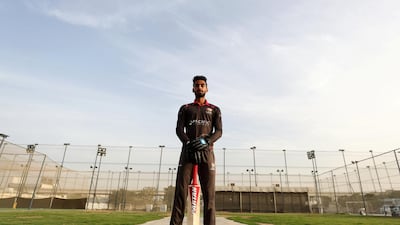 Ansh Tandon ahead of trip to the IPL to train with Punjab Kings. Chris Whiteoak / The National