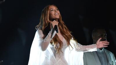 Furne One designed Beyoncé’s outfit for last year’s Grammy Awards. John Shearer / Invision