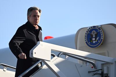 Secretary of State Antony Blinken leaves for Kingston, Jamaica on Monday. AFP