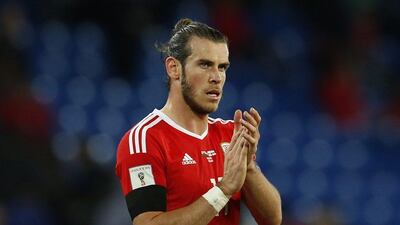 Gareth Bale of Wales applauds fans after the match against Georgia in World Cup qualifying on Sunday. Andrew Couldridge / Action Images / Reuters / October 9, 2016