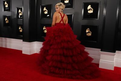 Bebe Rexha at the 2019 Grammy Awards. Reuters