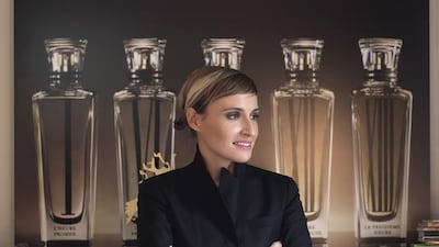 Mathilde Laurent admires the animalic scent of oud. Courtesy Cartier