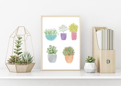 Declutter and keep things organised and tidy. Courtesy Mode Prints