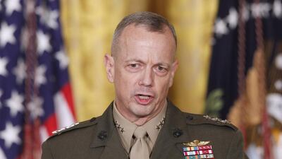 FILE – Lt Gen John Allen, who is currently the US coordinator for coalition attacks against ISIS, said Iraqi forces are preparing for a major offensive against the extremists. Charles Dharapak/AP Photo