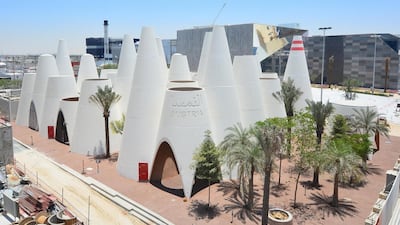 The Austrian pavilion is made up of 38 cones coated on the interior with a layer of clay and reeds to keep it cool for visitors during Expo 2020 Dubai. Courtesy: All photos by Austria Expo 2020 Dubai