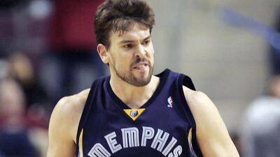 Spaniard Marc Gasol had been out of action since November 22 before returning on Tuesday. Duane Burleson / AP