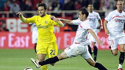 Giuseppe Rossi, left, has caught the eye of many clubs this season due to his excellent form with Villarreal