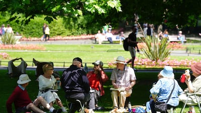 St Stephen's Green in Dublin. PA