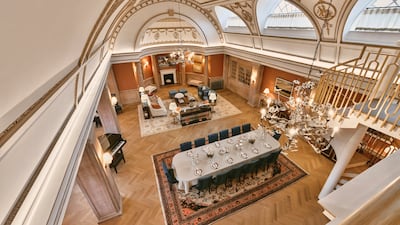 The sprawling residence comprises three bedrooms