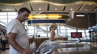 The average daily number of Dubai Metro passengers was more than 616,000 last year. Antonie Robertson / The National