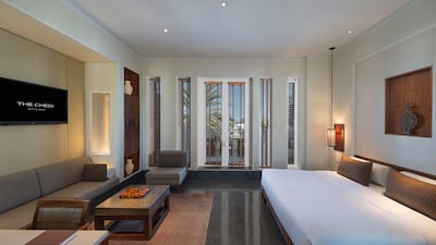 A deluxe club terrace room comes with a host of additional benefits, including a free minibar and airport transfers.