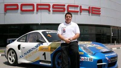 Karim al Azhari is the UAE Touring Car Champion. Pawan Singh / The National