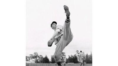 Bob Feller was the Cleveland Indians star pitcher in the 1940s and 1950s. He left baseball in the prime of his career to fight for his country.