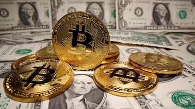 Bitcoin was down 6.3% at 7.06pm on Sunday but has enjoyed a fourfold increase in value against the US dollar over the past 12 months. Reuters