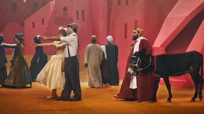 Shawky originally created Drama 1882 for the Venice Biennale's Egyptian pavilion. Photo: Sfeir-Semler Gallery, Lisson Gallery, Lia Rumma and Barakat Contemporary