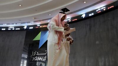 Saudi stocks fell in early trading in spite of gains by Saudi Kayan. Hasan Jamali / AP Photo