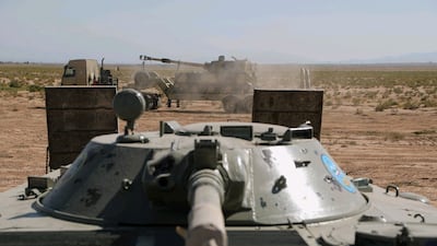 Iranian tanks take part in in the exercises. Relations are further complicated as Azerbaijan is a vital border passage that lorries use to ferry fuel and other goods from Iran to Armenia. AFP