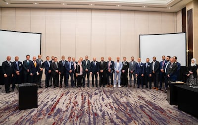 Energy company leaders attend a roundtable discussion on The Future of Energy in Syria, in Abu Dhabi. Photo: Syria Ministry of Energy