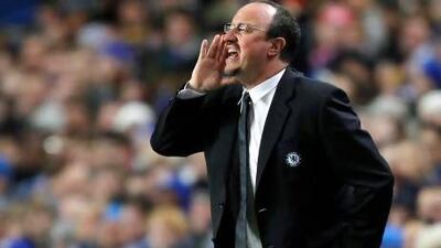 Rafael Benitez has been in the news for his rants, for targeting Manchester United while at Liverpool and now at his Chelsea owners. Ian Kingston / AFP
